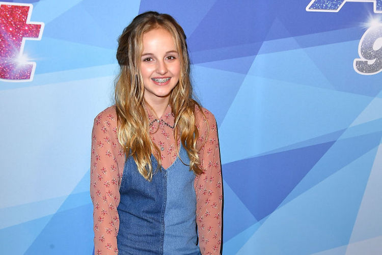 Evie Clair on 'America's Got Talent' red carpet