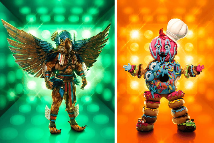 Hawk and Donut on 'The Masked Singer'