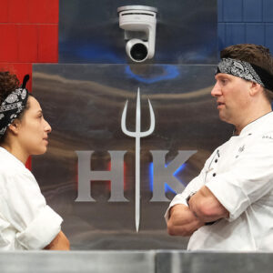 Contestants Dafne and Alex in the “A Finale For The Ages”