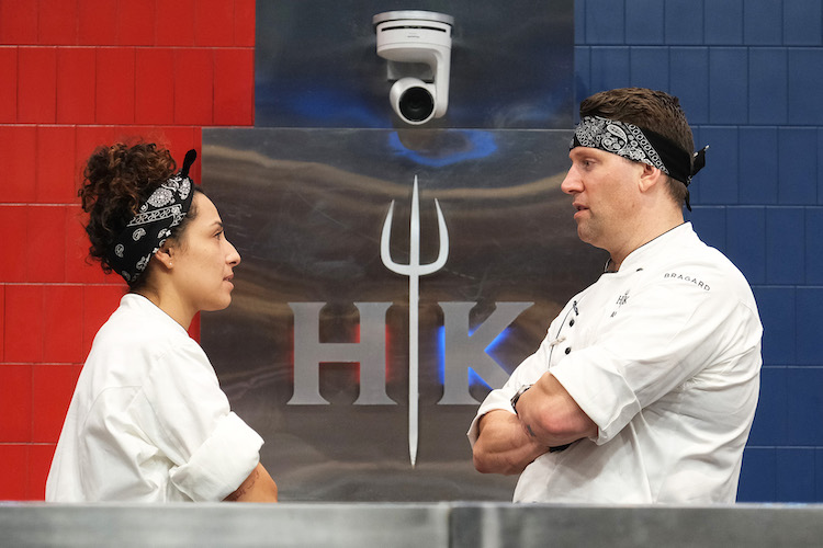 Contestants Dafne and Alex in the “A Finale For The Ages”