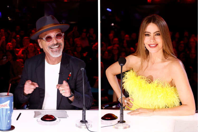 Howie Mandel and Sofia Vergara on 'America's Got Talent' live shows