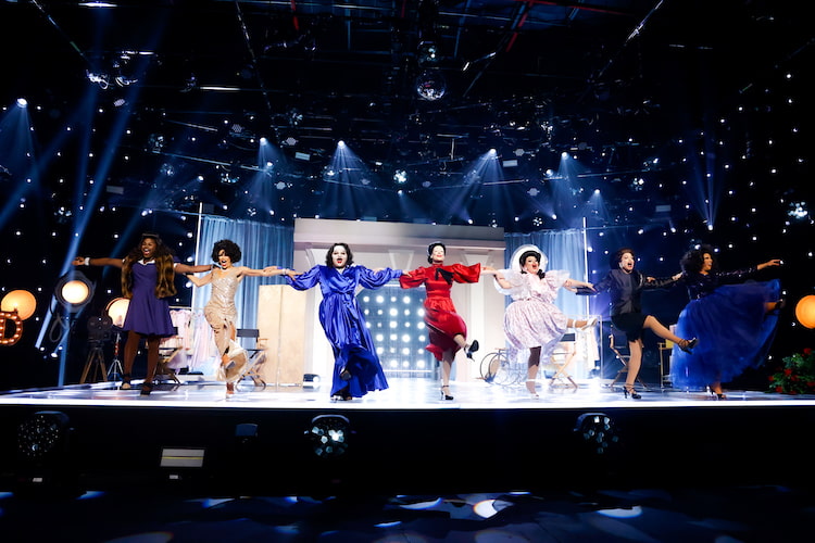 LaLa Ri, Kahanna Montrese, Kandy Muse, Jimbo, Jaymes Mansfield, Alexis Michelle and Jessica Wild perform Joan: The Unauthorized Rusical!