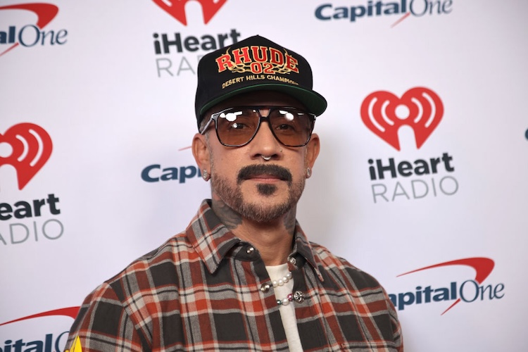 AJ Mclean at the 2023 iHeartRadio Music Awards