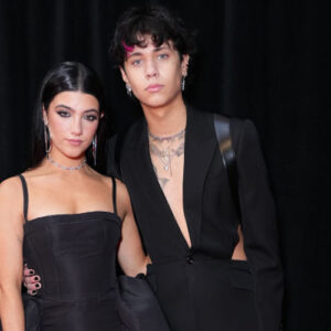 Charli D'Amelio and Landon Barker at the 65th GRAMMY Awards
