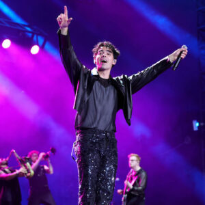 Joe Jonas performs onstage during the Jonas Brothers "The Tour"
