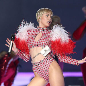 Miley Cyrus on the Bangerz tour