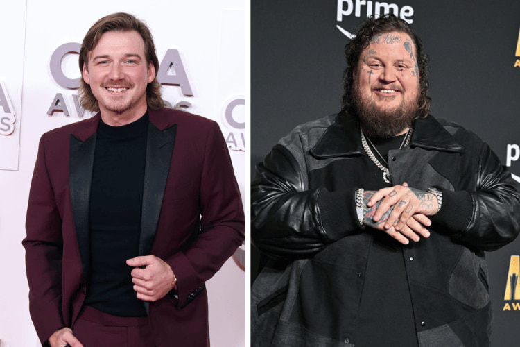 Morgan Wallen at the 56th CMA awards, Jelly Roll at the 58th CMT awards
