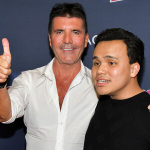 Simon Cowell and Kodi Lee on the 'America's Got Talent Season 14' Red Carpet
