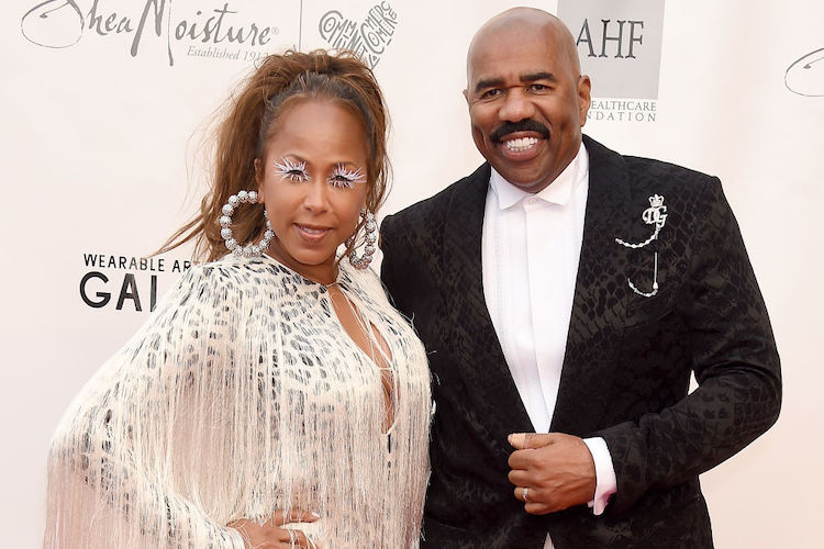 Steve Harvey and his wife Majorie Harvey at WACO Theater Center's 3rd Annual Wearable Art