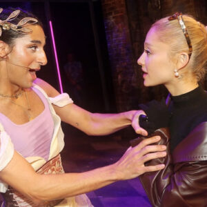 Ariana Grande and Matt Raffy at "& Juliet" on Broadway