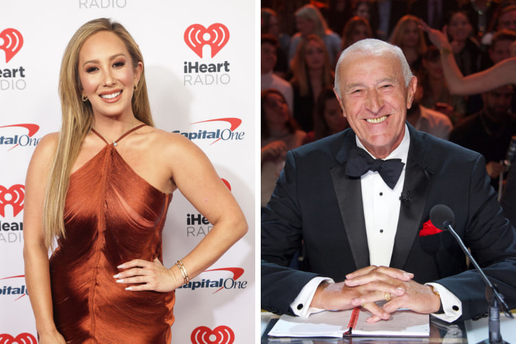 Cheryl Burke at the iHeart Radio music festival, Len Goodman on 'Dancing With the Stars' Season 28