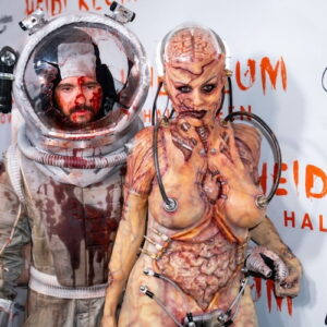 Heidi Klum and her husband Tom Kaulitz at the 20th Annual Heidi Klum Halloween Party
