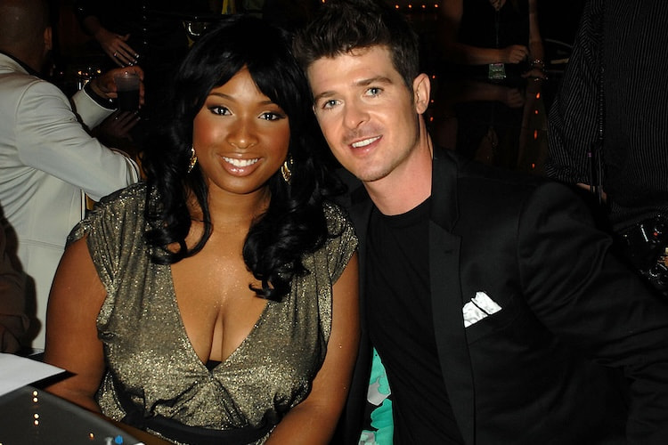 Jennifer Hudson and Robin Thicke at the MTV Video Music Awards