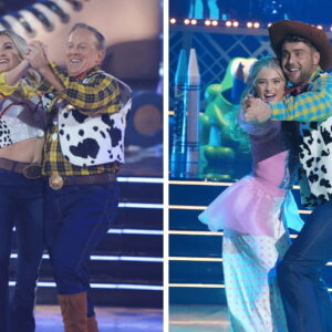 Lindsay Arnold and Sean Spicer on 'Dancing With the Stars' Disney Night 2019, Rylee Arnold and Harry Jowsey on 'Dancing With the Stars' Disney100 Night 2023