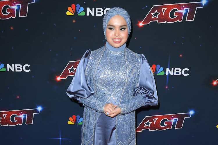 Putri Ariani on the 'America's Got Talent' red carpet