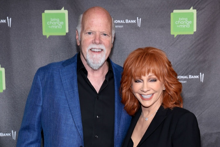 Rex Linn and Reba McEntire at the Bring Change to Mind Gala