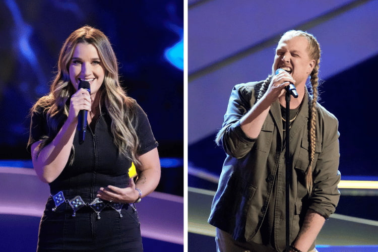 Brailey Lenderman and Huntley on 'The Voice'