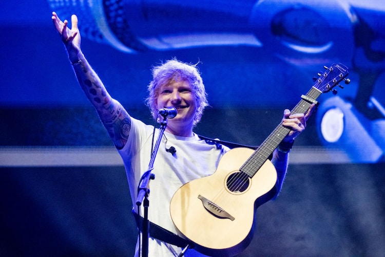 Ed Sheeran at Foundation benefit concert at The Wiltern
