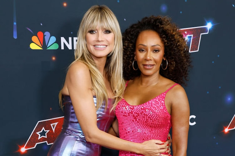 Heidi Klum and Mel B for 'AGT Fantasy League'