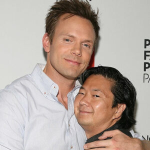 Joel Mchale and Ken Jeong at PaleyFest and TV Guide Magazines' NBC party at the Paley Center for Media