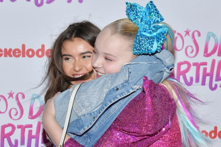 Kalani Hilliker and JoJo Siwa at Siwa's 16th Birthday Party