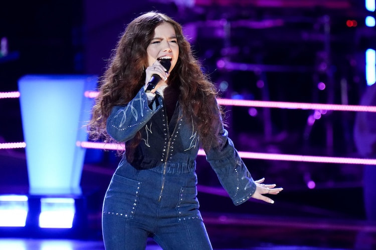 Mara Justine for 'The Voice' Battle Round