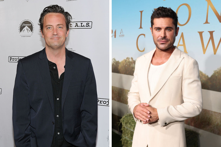 Matthew Perry at Ben Stiller and Friends ALS Benefit, Zac Efron at Iron Clade premiere