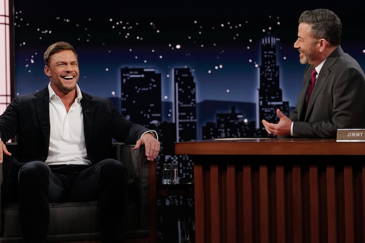 Alan Ritchson on 'Jimmy Kimmel Live'