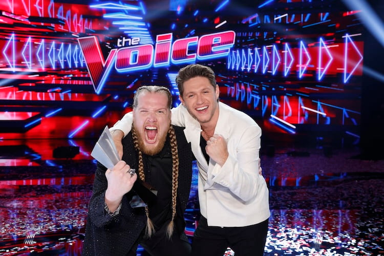 Huntley and Niall Horan on 'The Voice' Season 24 Finale