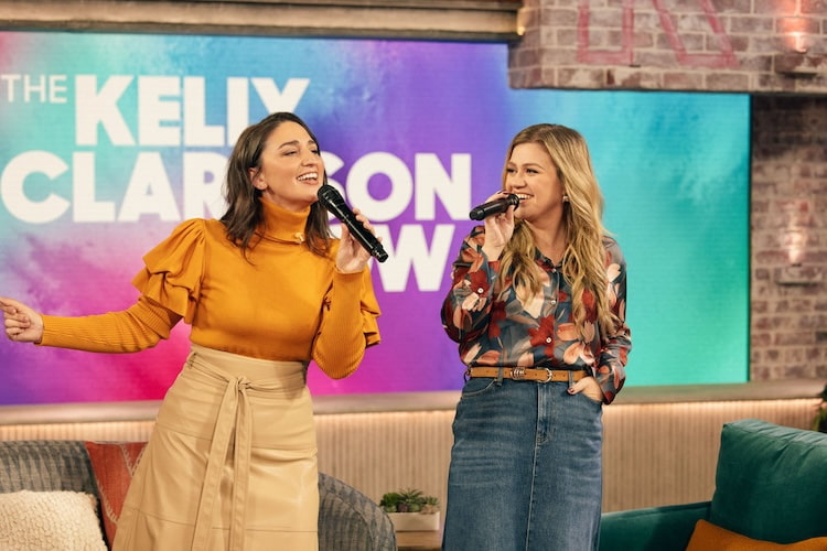 Sara Bareilles and Kelly Clarkson on 'The Kelly Clarkson Show'