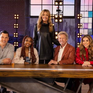 Maksim Chmerkovskiy, Comfort Fedoke, Cat Deeley, Nigel Lythgoe and Allison Holker for 'So You Think You Can Dance'.