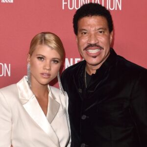 Sofia Richie and Lionel Richie on the SAG-AFTRA Foundation's Patron Of The Artists Awards