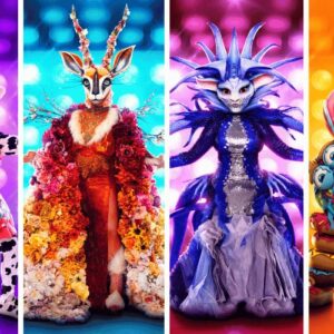 Cow, Gazelle, Sea Queen, and Donut for 'The Masked Singer' Season 10