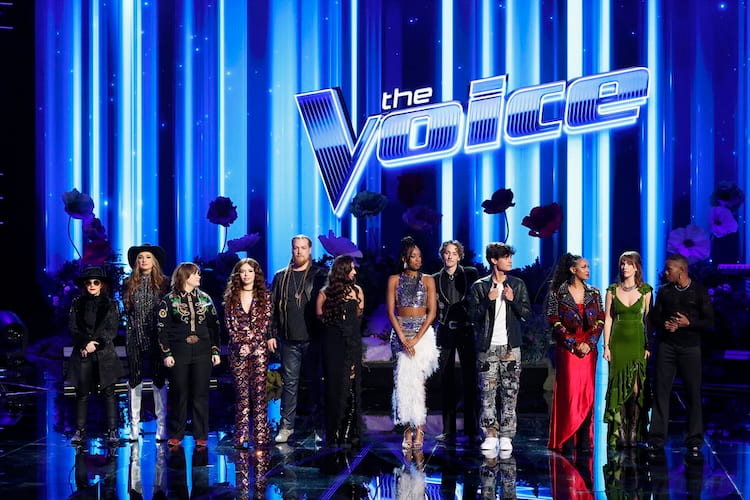 Jordan Rainer, Jacquie Roar, Ruby Leigh, Mara Justine, Huntley, Nini Iris, Kara Tanae, BIAS, Tanner Massey, Azan, Lila Forde, Mac Royals For The Voice season 24