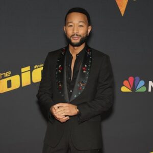 John Legend on 'The Voice' Finale 1 Red Carpet