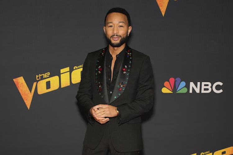 John Legend on 'The Voice' Finale 1 Red Carpet