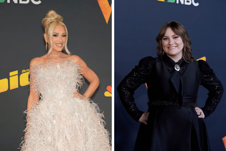 Gwen Stefani for 'The Voice, Finale, Ruby Leigh for 'The Voice' Finale.