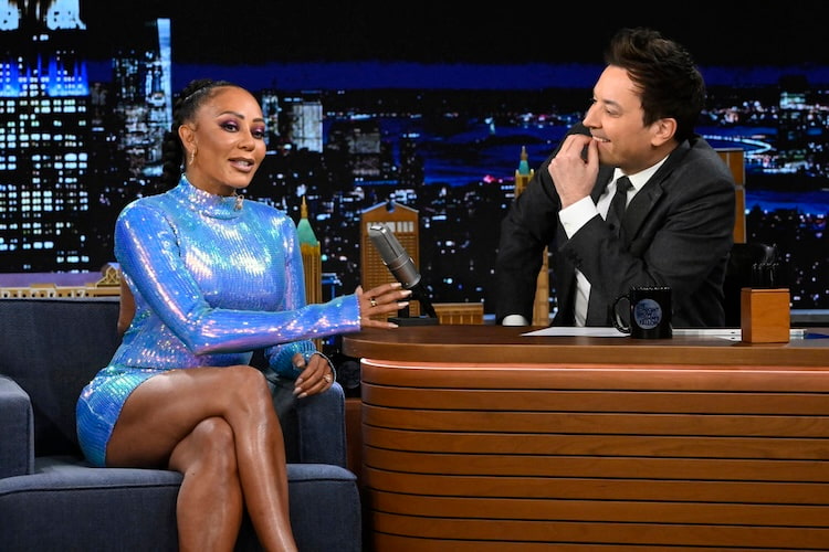 Mel B with Jimmy Fallon on 'The Tonight Show Starring Jimmy Fallon'