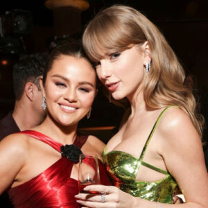 Selena Gomez and Taylor Swift at the 81st Golden Globe Awards