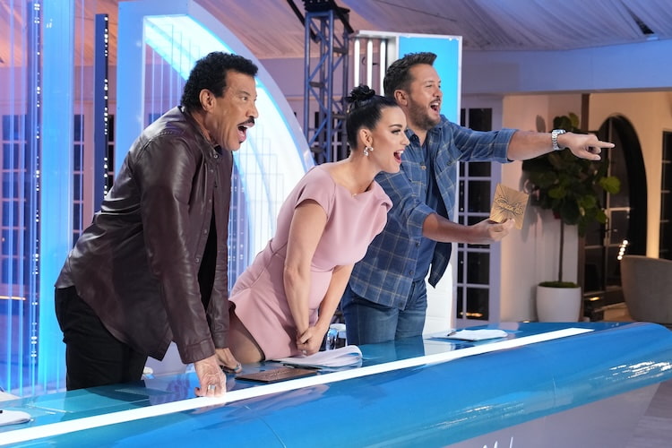 Lionel Richie, Katy Perry, and Lionel Richie on 'American Idol' 2024