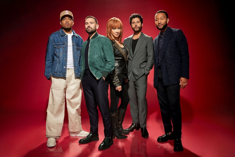 Chance The Rapper, Dan + Shay, Reba McEntire, and John Legend for 'The Voice' 2024