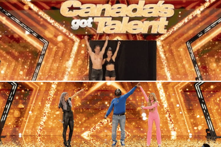 Matt and Mym, and Sterling Scott earning the Golden Buzzer on Canada's Got Talent