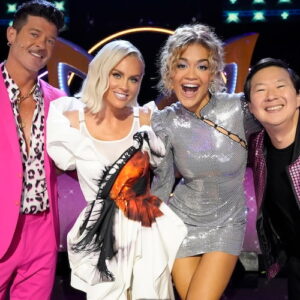 Robin Thicke, Jenny McCarthy, Rita Ora, and Ken Jeong for 'The Masked Singer' 2024