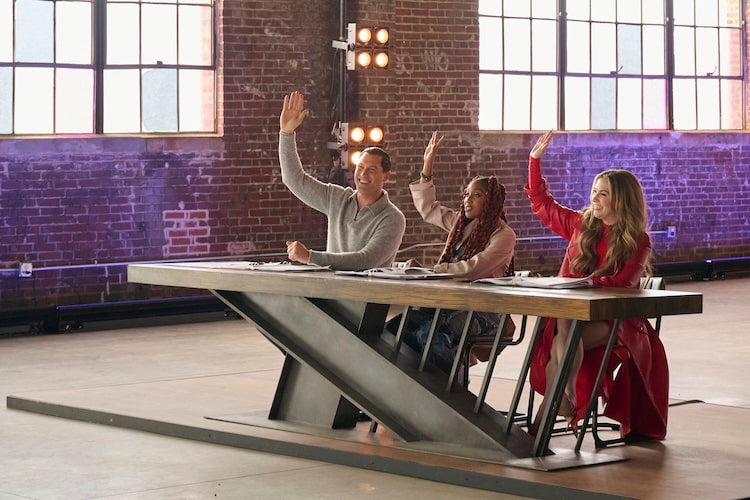 Maksim Chmerkovskiy, Comfort Fedoke, and Allison Holker in the “Auditions: Day 1” season premiere episode of SO YOU THINK YOU CAN DANCE