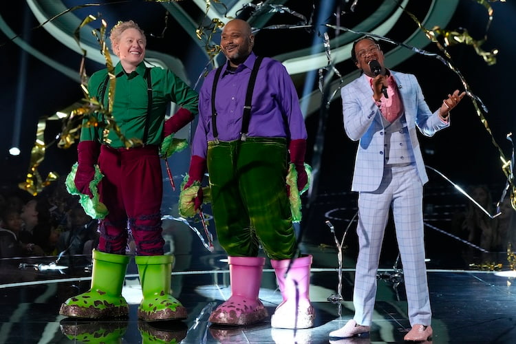 Clay Aiken and Reuben Studdard on 'The Masked Singer'