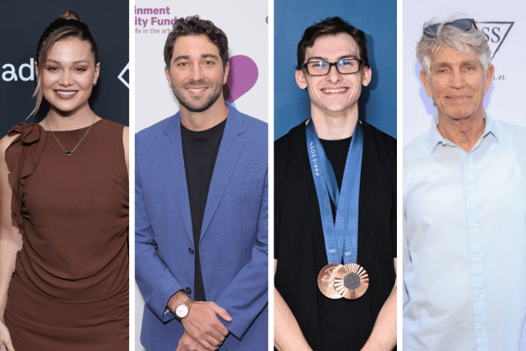Olivia Holt at 3rd Annual Legacy Ball at SLS Hotel, Joey Graziadei at 2024 Entertainment Community Fund Gala, Stephen Nedoroscik on 'The Tonight Show Starring Jimmy Fallon', Eric Roberts at the 11th Annual Ed Asner and Friends Celebrity Poker Night