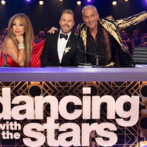 Carrie Ann Inaba, Derek Hough, and Bruno Tonioli on 'Dancing With The Stars' 2024 Premiere