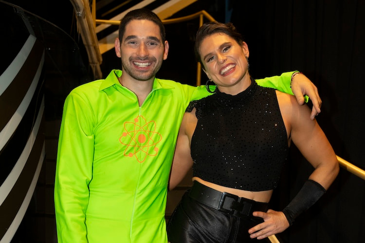 Alan Bersten and Ilona Maher on 'Dancing With The Stars' Disney Night