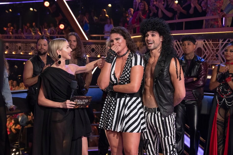 Ilona Maher and Alan Bersten on 'Dancing With The Stars' Hair Metal Night