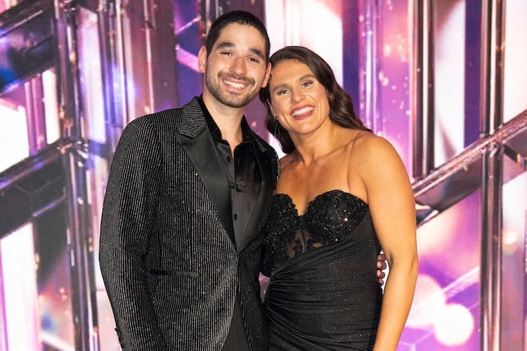 Alan Bersten and Ilona Maher in the 'Dancing With The Stars' 2024 Finale